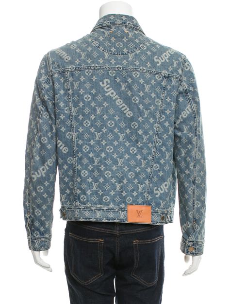 louis vuitton x supreme denim trucker jacket